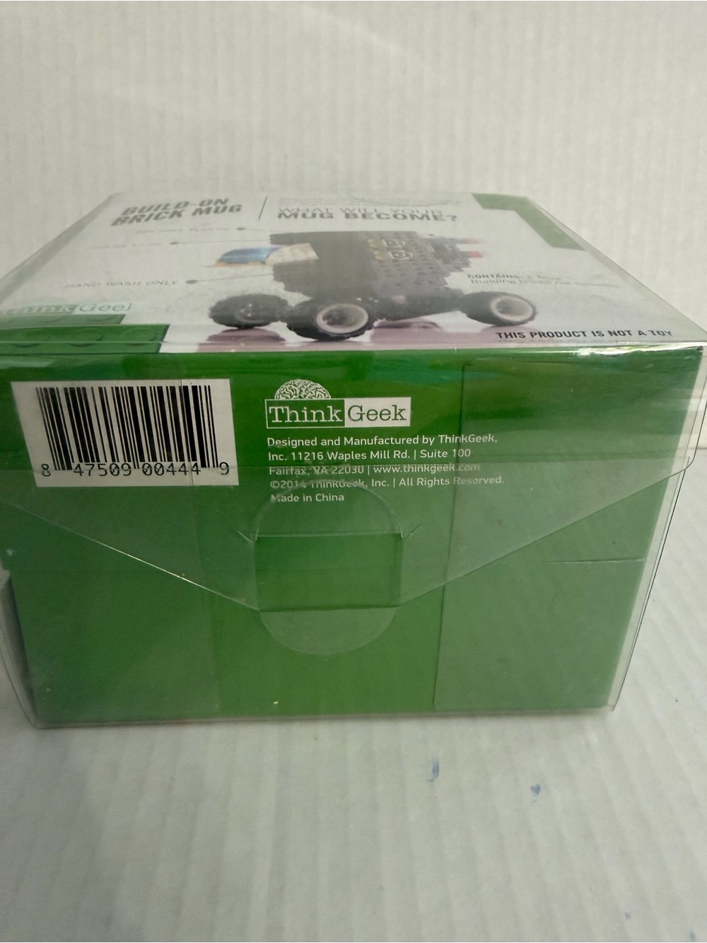 ThinkGeek Build-On Brick Mug - Picture 3 of 4
